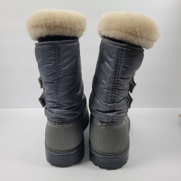 Sorel Men's Gray Winter Snow Boots Made In Canada US Size 11 - Picture 4 of 11